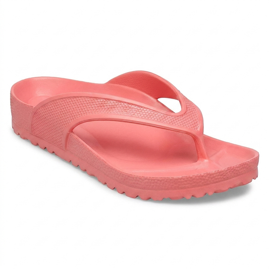 Comfortable Flip Flops for Women with Cushioned Foam Sole Toe Post Waterproof Thong Style