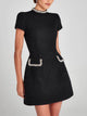 Round Neck / Black / S (2-4)
