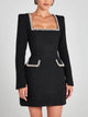 Square Neck / Black / S (2-4)