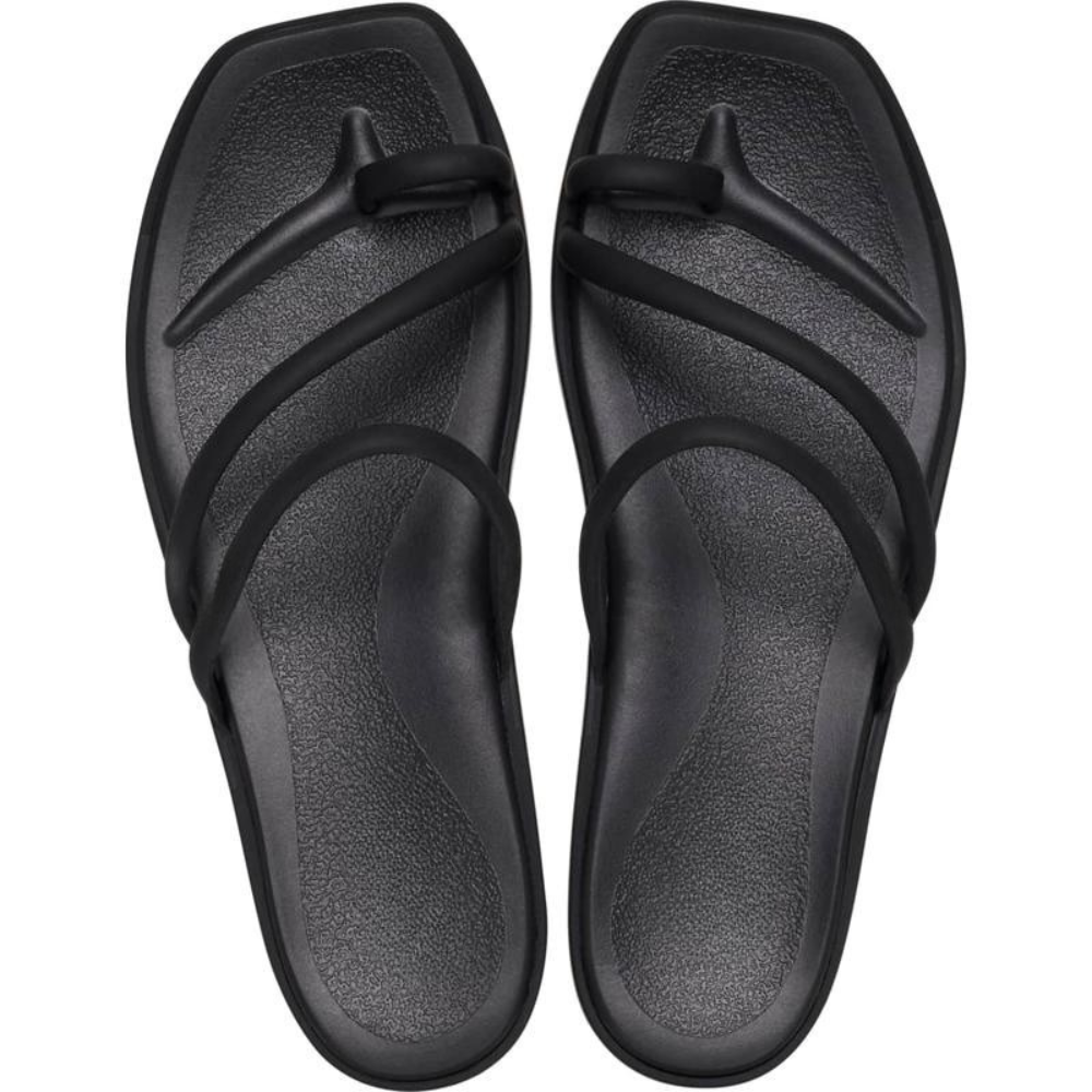 Comfortable Flat Sandals for Women with Toe Ring Thin Strap Slip On Open Toe Style