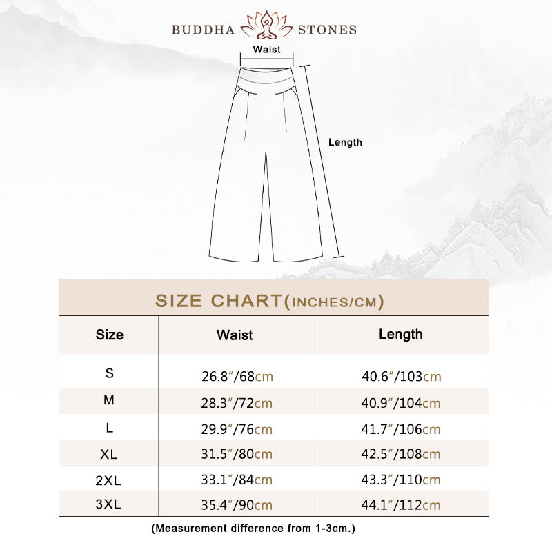 Effortless Linen Wide Leg Pants for Women with High Waist Pleated Relaxed Flowing Casual Style