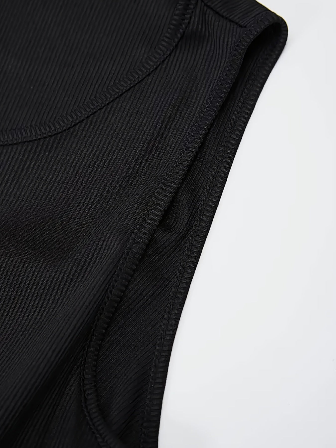 Elegant Black Sleeveless A-Line Midi Dress with Adjustable Waist Belt - Cinched Waist, Flowing Skirt, Round Neck, Perfect for Spring/Summer, Adult Women'S Fashion, Formal Event Attire|Sleek Fitted Top|Adjustable Waist Belt