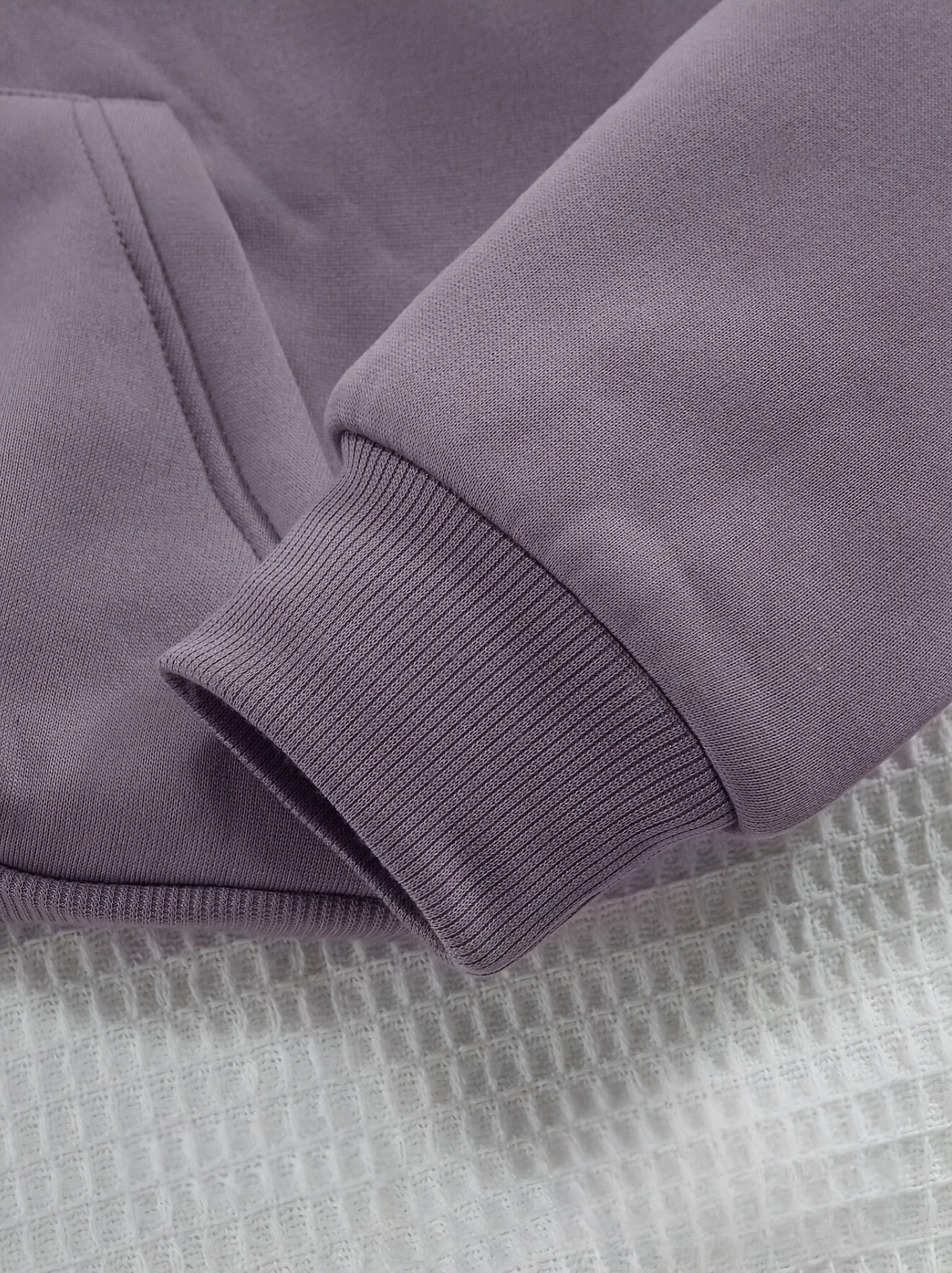 Comfortable Purple Graphic Hoodie for Women with Drawstring Hood Long Sleeve Oversized Relaxed Style