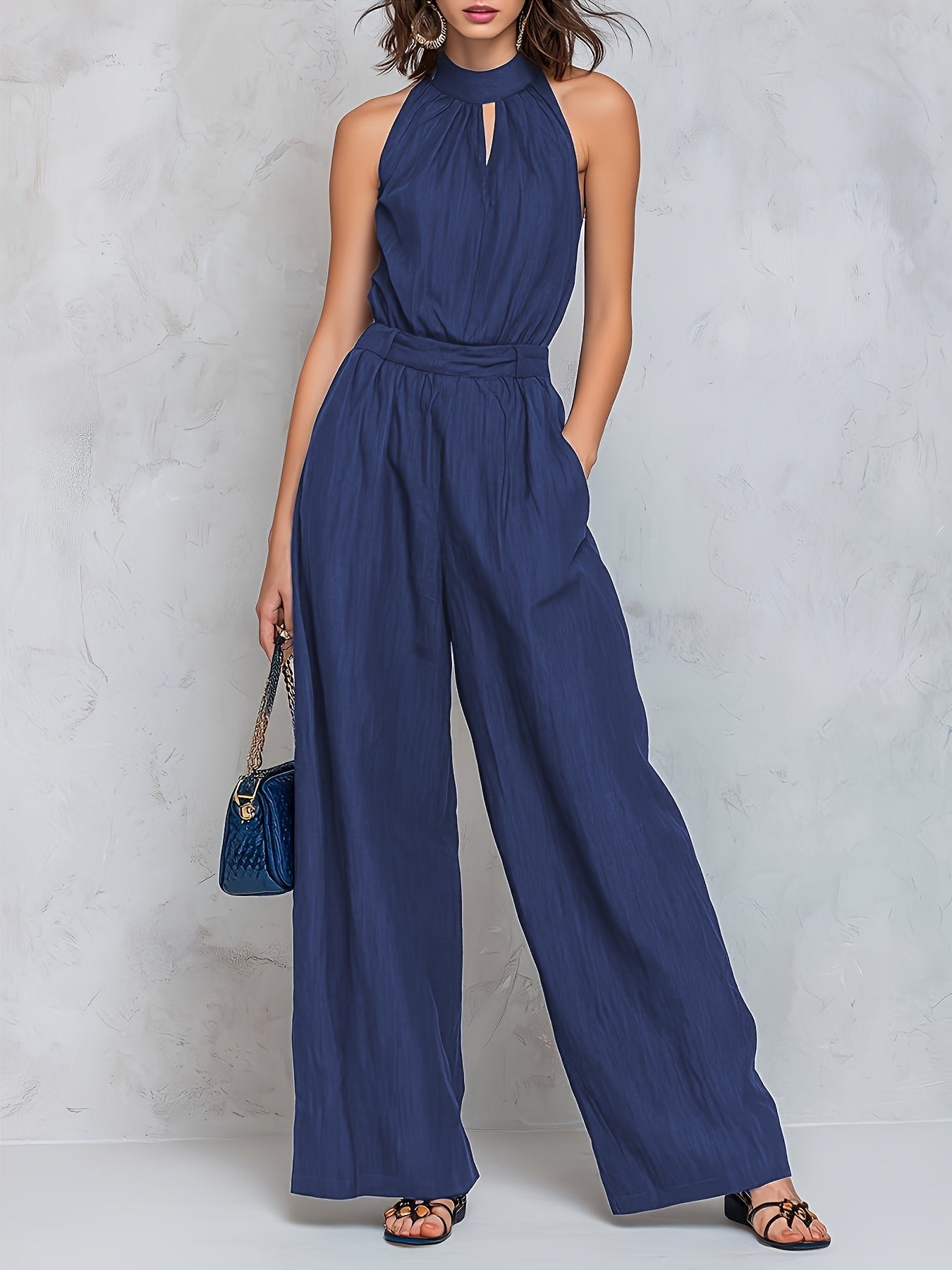 Sleeveless Set, Summer New Arrival, with Pockets, Casual Fashion Versatile