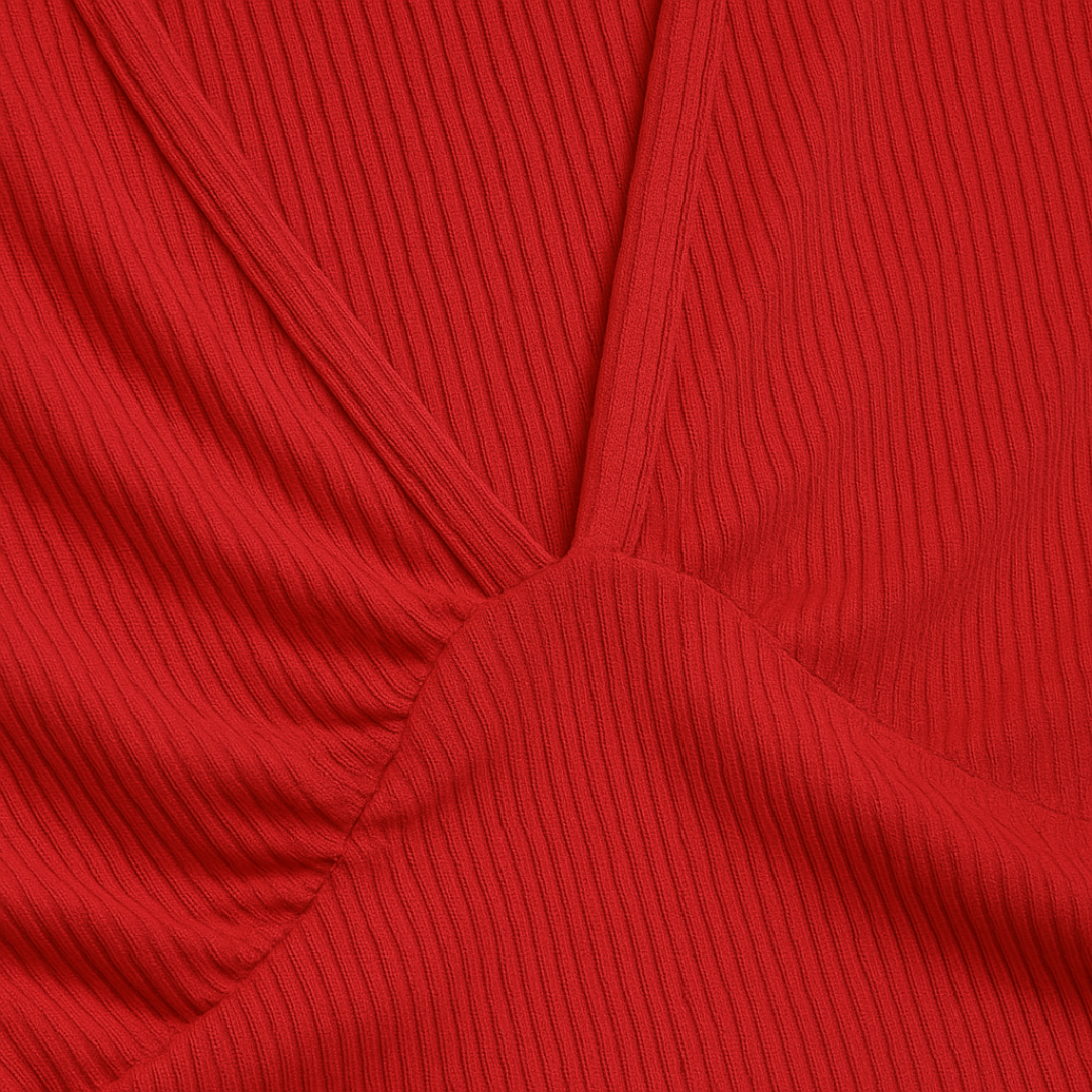 Effortless Ribbed Wide Leg Jumpsuit for Women with V Neck Sleeveless Ruched Waist Flowing Style