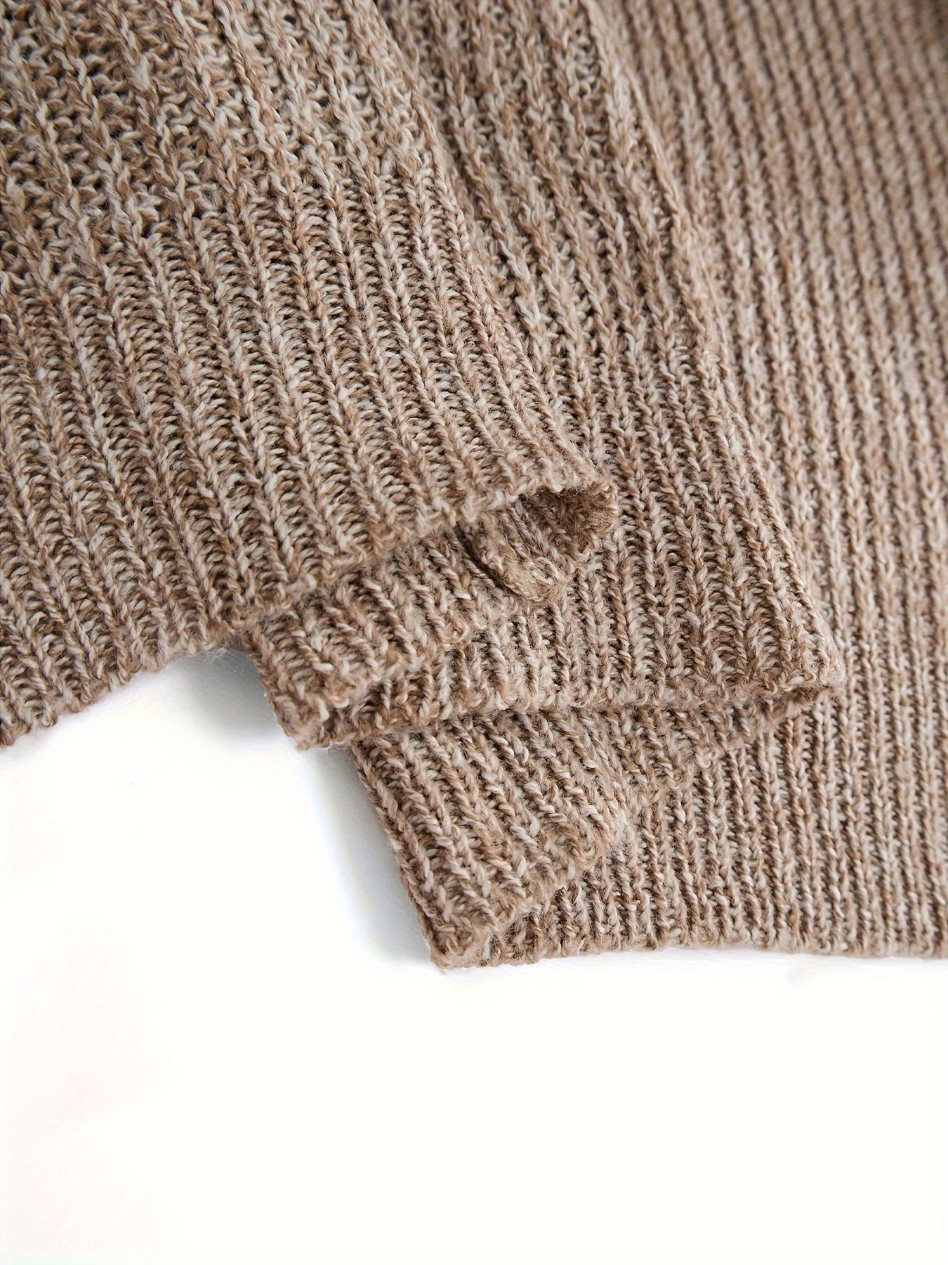 Comfortable Light Yellow Cardigan Sweater for Women with Open Front Balloon Sleeve Oversized Knit Style