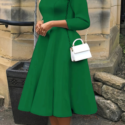 Plus Size - Plus Size - TB6312 Plus Size Fashion Elegant Temperament Dress