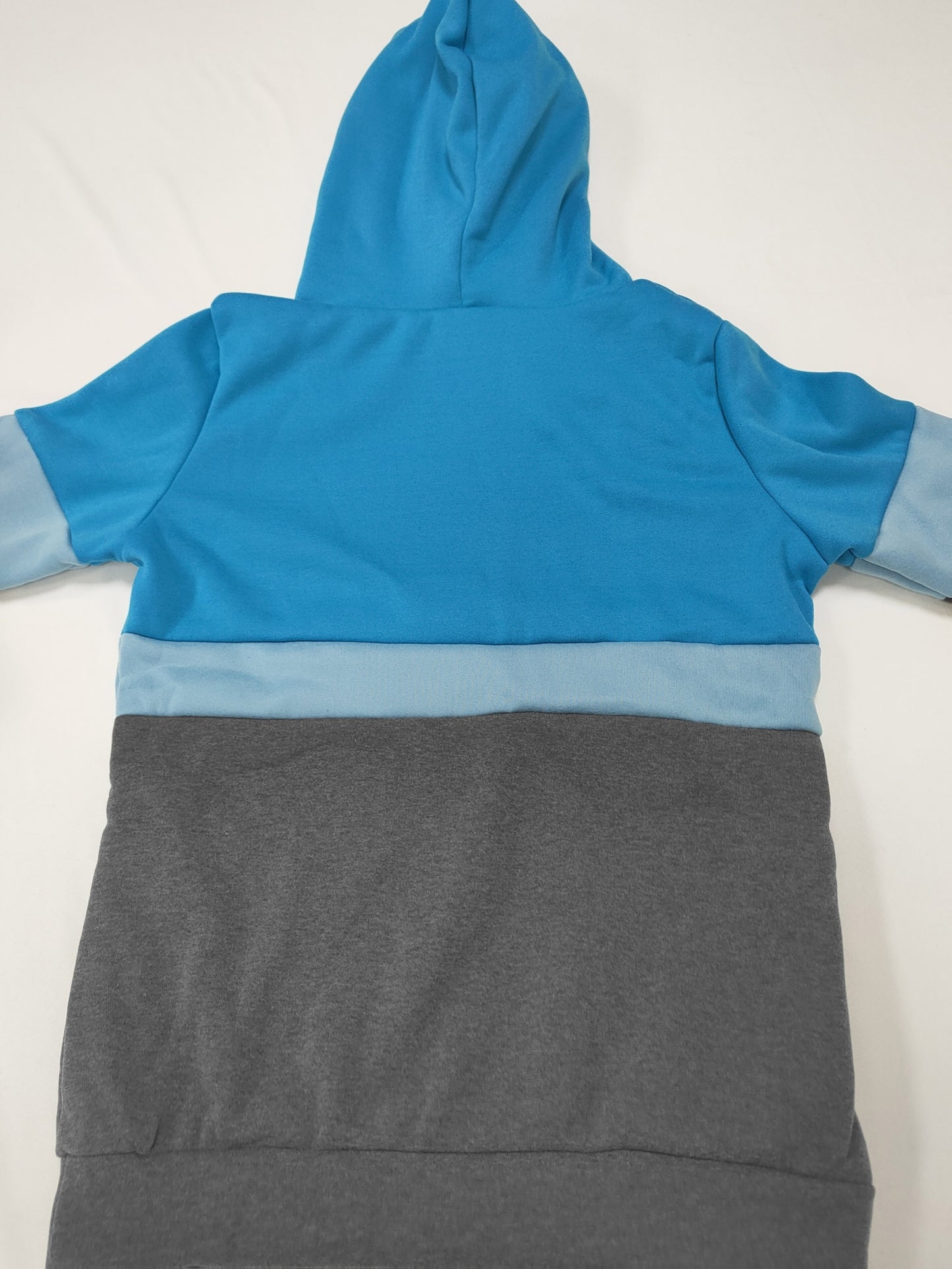 New Autumn Winter Color-Block Hooded Casual Sweatshirt Fashion Loose Lazy Style Jacket Long Sleeve Top