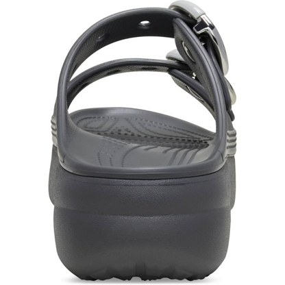 Comfortable Platform Sandals for Women with Double Buckle Strap Foam Slide Chunky Sole Style