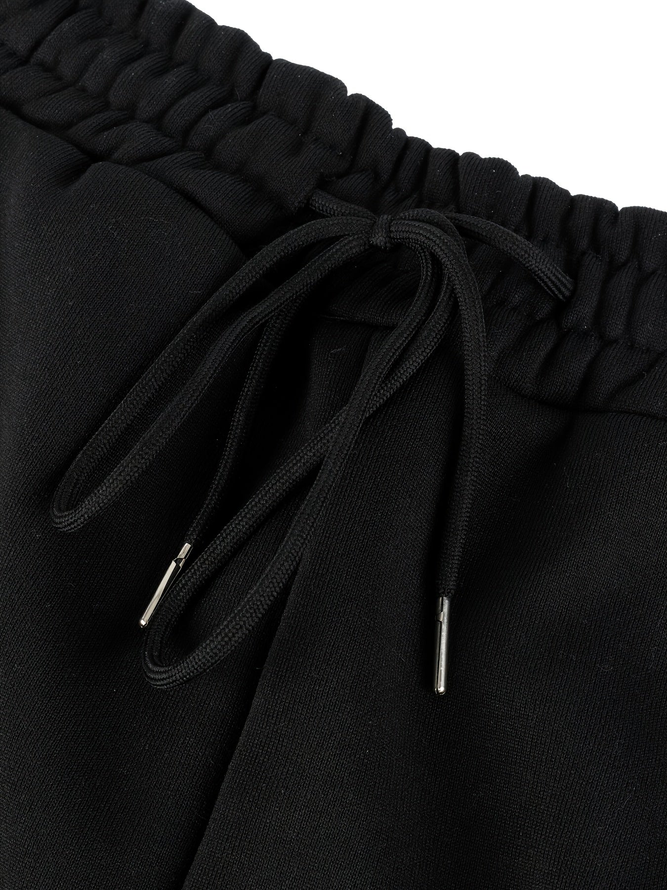 FLS3011WW0 Women's Fleece-Lined Jogger Pants - Loose Fit Cargo-Style with Multiple Pockets, Drawstring Waist, All-Season Casual Athletic Lounge Pants for Women, Jogging Pants, Everyday Comfort Wear, Soft Texture Apparel