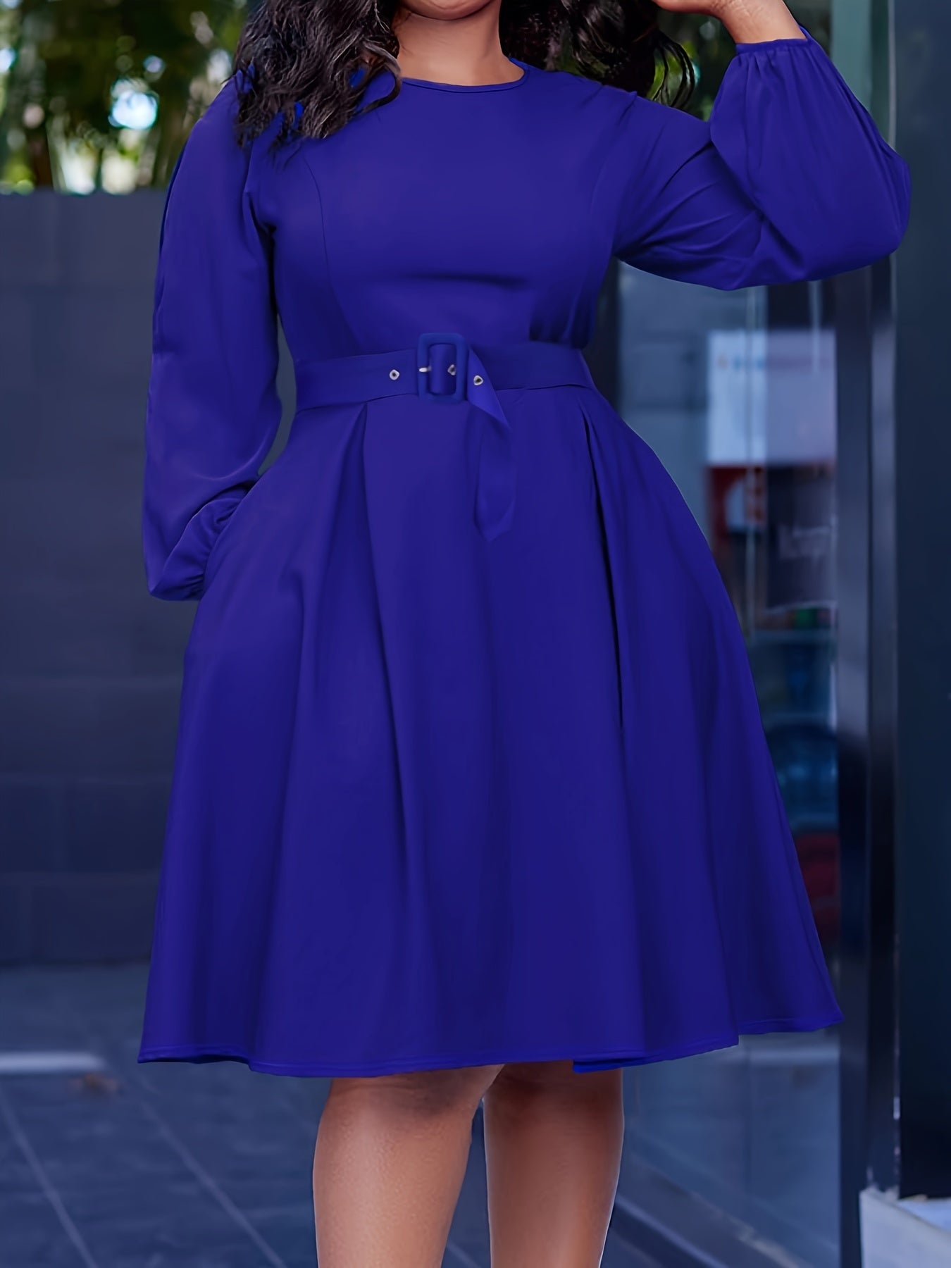 Plus Size - Plus Size - TB6452 Plus Size Fashion Elegant Dress