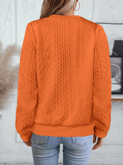 Other Mountain Sq060661 Fashionable Elegant Fall Winter New Solid Texture Fabric Baseball Neck Zip-Up Women'S Long Sleeve Sweatshirt
