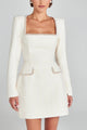 Square Neck / White / S (2-4)