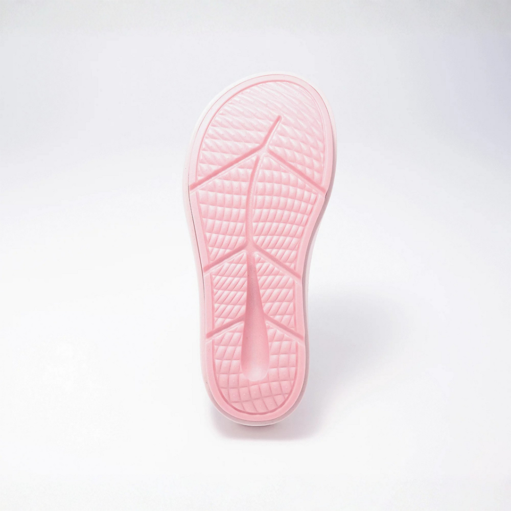 Comfortable Slides for Women with Ribbed Strap Cushioned Footbed Slip On Style
