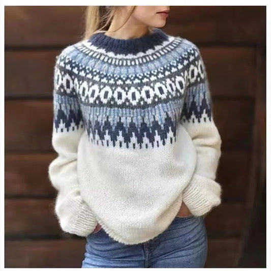 Ingrid | Women's Nordic Crew Neck Sweater