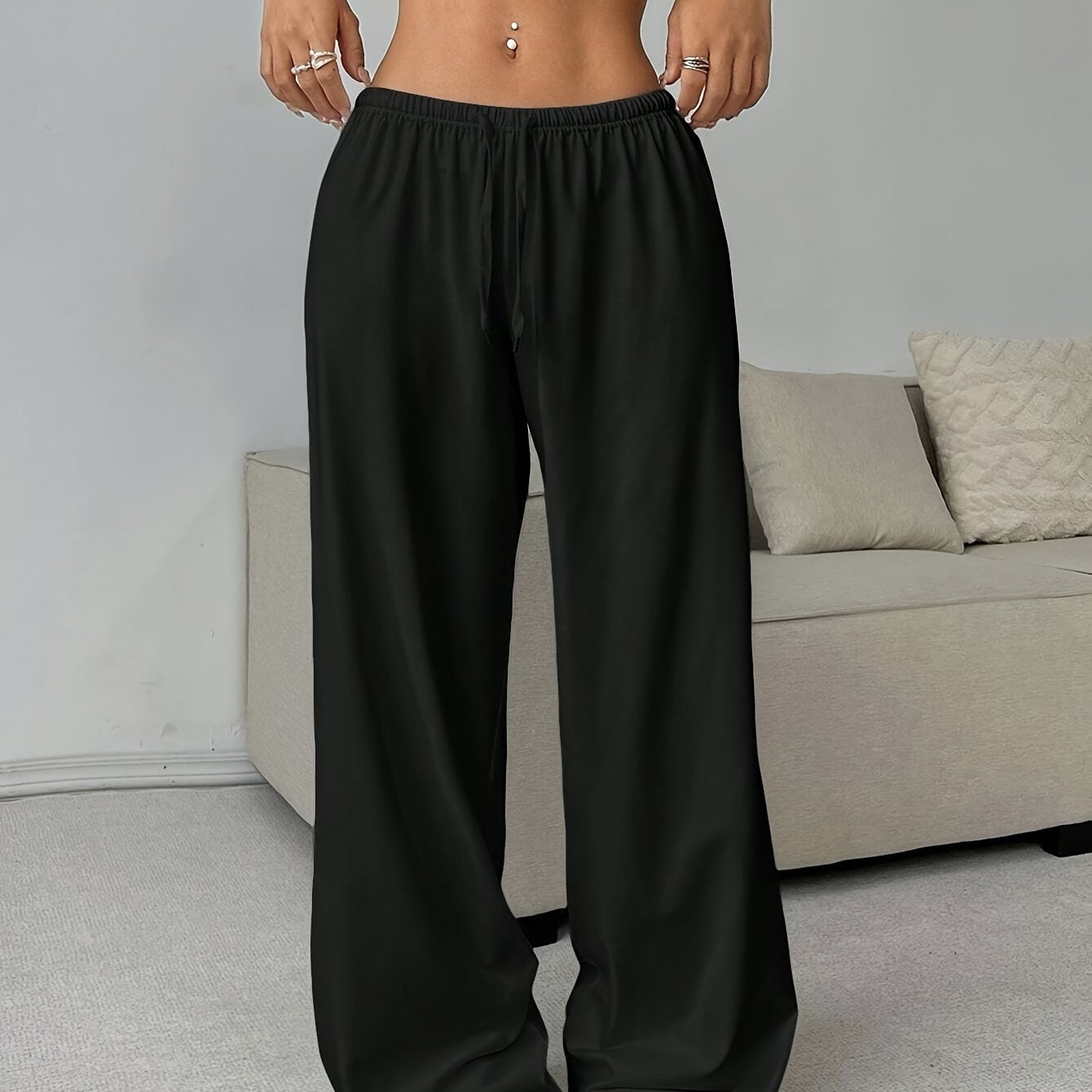 Autumn/Winter Limited Edition Women's Fashion Small Sweatshirt with Warm Fabric Long Pants