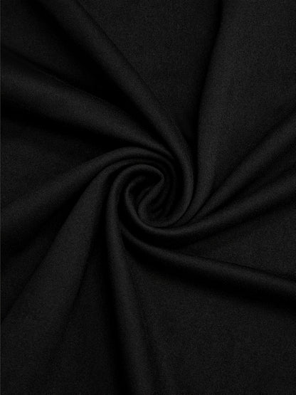 Women's Casual Sleeveless Midi Dress, Round Neck, Solid Color, Pleated A-line Skirt, Suitable for All Seasons