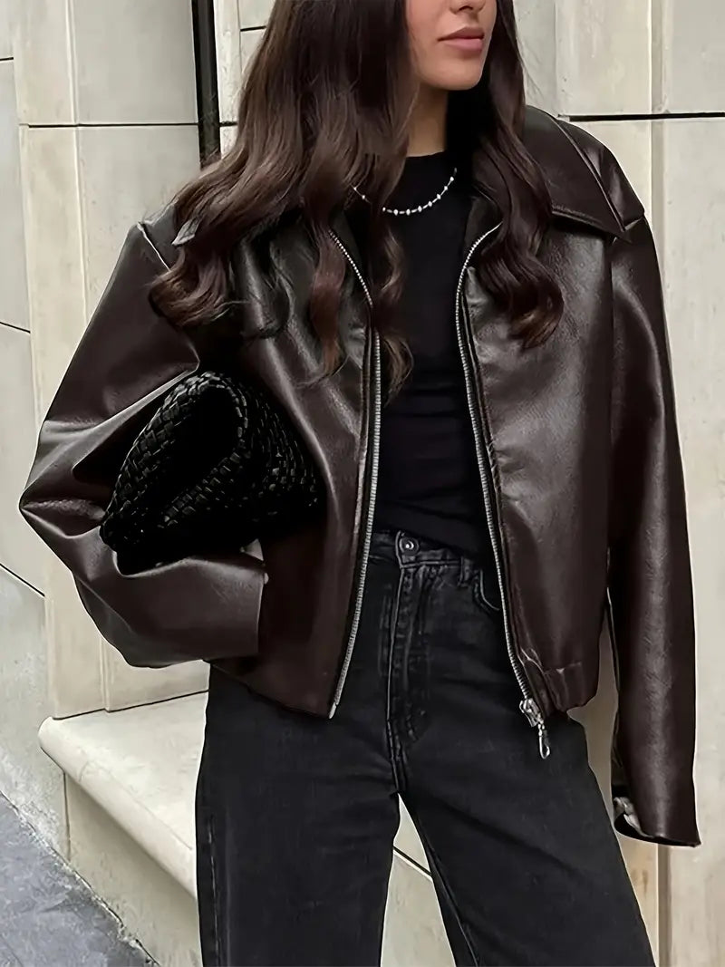Christine | Women's Relaxed Fit Bomber Jacket