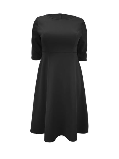 Plus Size - Plus Size - TB6312 Plus Size Fashion Elegant Temperament Dress