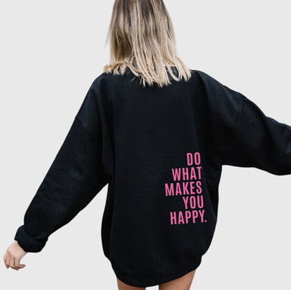 Comfortable Graphic Print Hoodie for Women with Drawstring Hood Long Sleeve Oversized Relaxed Style