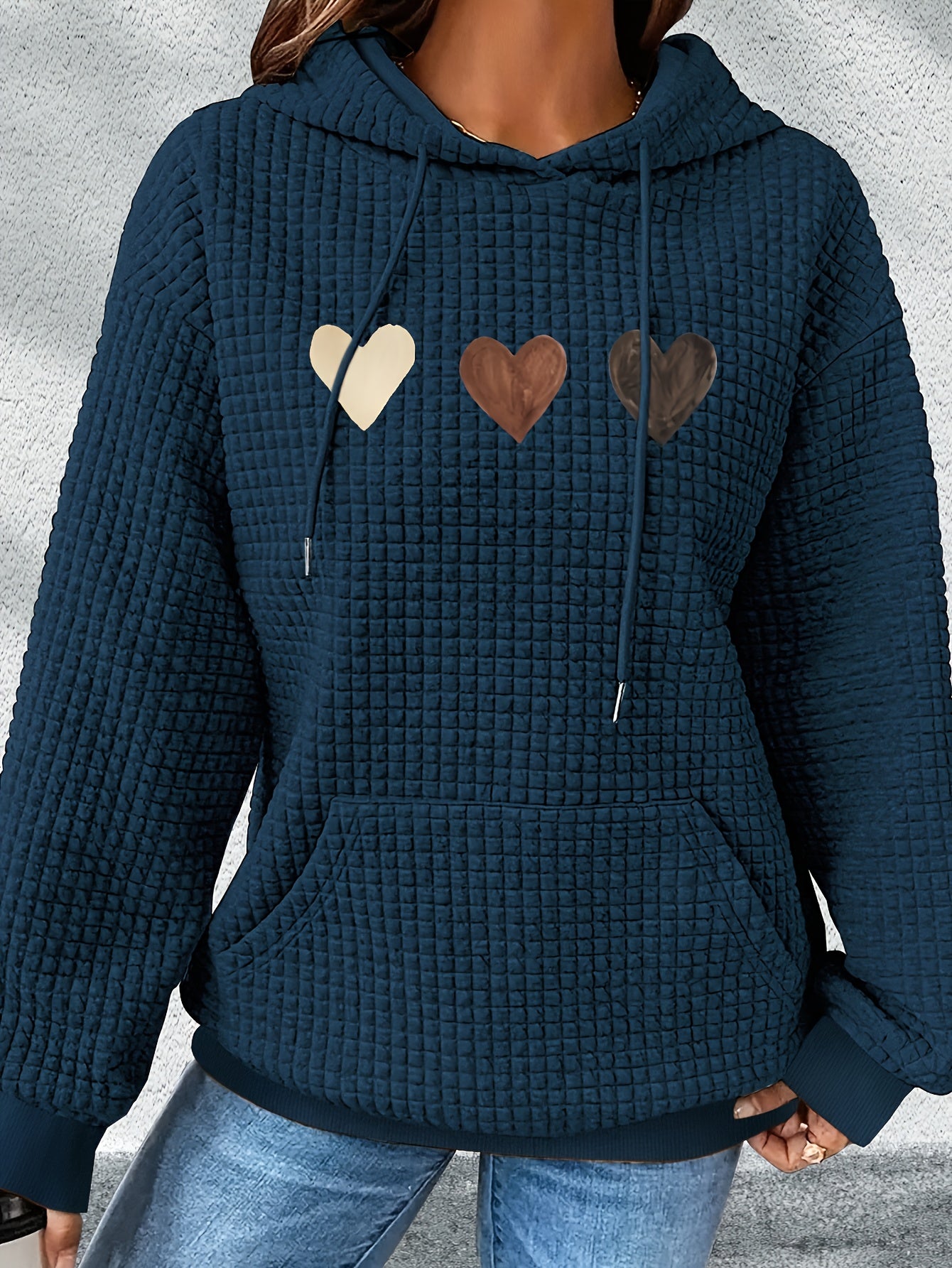 Graphic Print Hoodie, Drawstring Casual Hooded Sweatshirt for Fall And Spring, Women'S Clothing