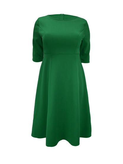 Plus Size - Plus Size - TB6312 Plus Size Fashion Elegant Temperament Dress