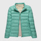 Turquoise Stand-up collar / S (2-4)