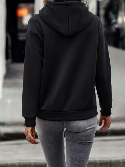 Women'S Casual Hooded Sweatshirt