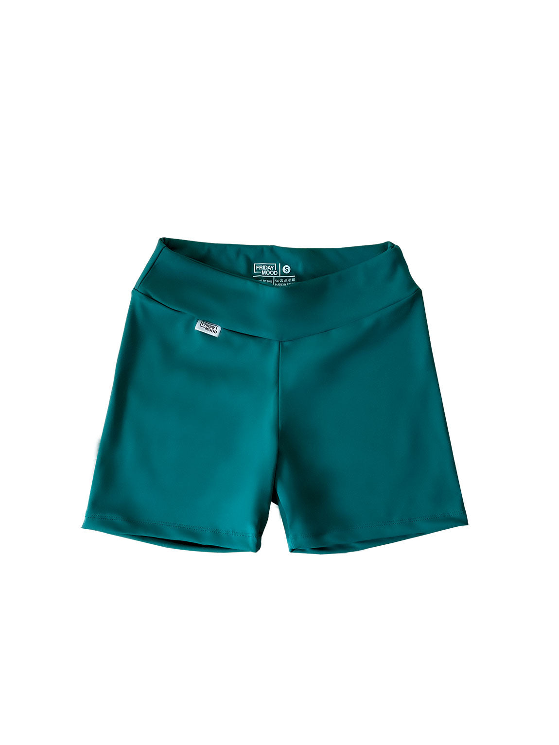 Shorts cortos mujer verde oscuro