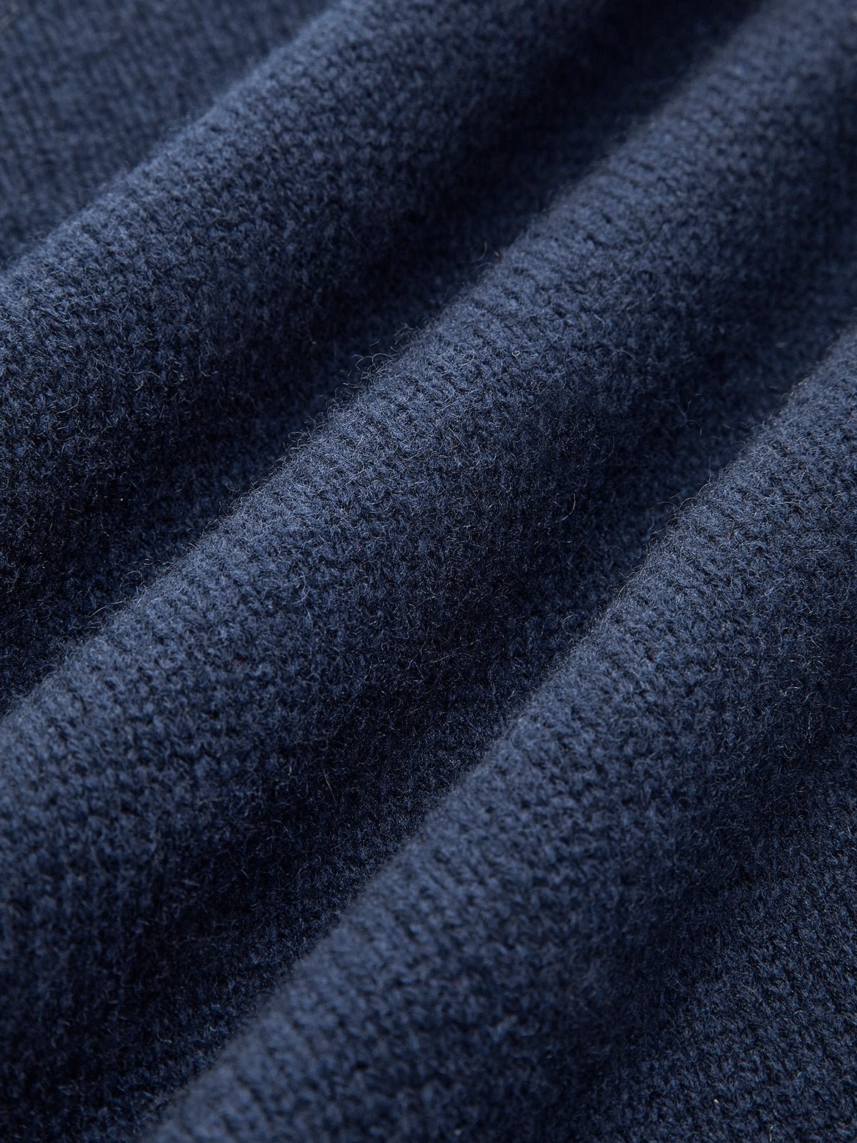 Effortless Denim Trim Polo Sweater for Women with Collar Long Sleeve Ribbed Cuff Oversized Knit Style